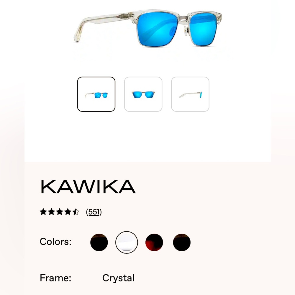 Maui Jim Unisex “Kawika” Polarized Sunglasses